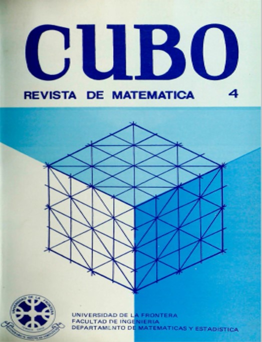 					View No. 4 (1988): CUBO, Revista de Matemática
				