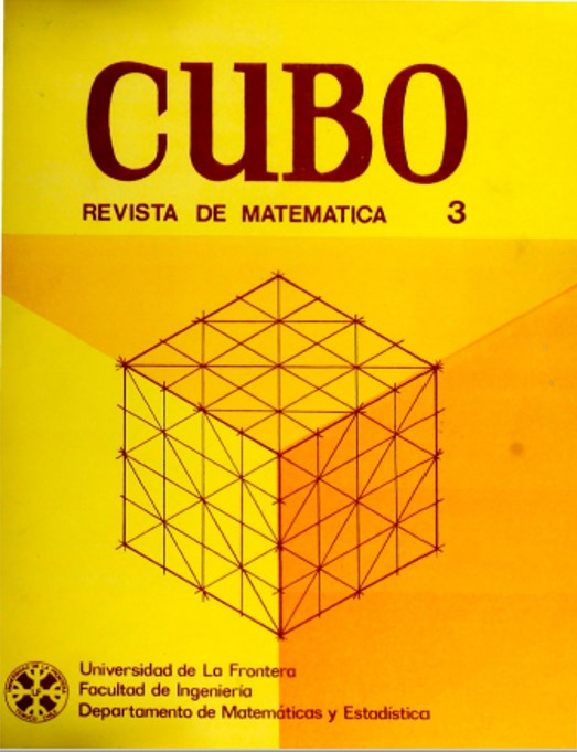 					View No. 3 (1987): CUBO, Revista de Matemática
				